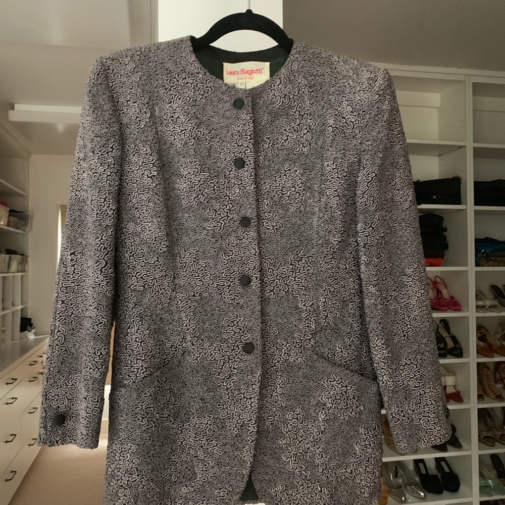 Italian designer Laura Biagiotti jacket